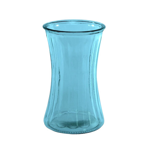 Glass waisted vase - glass, for