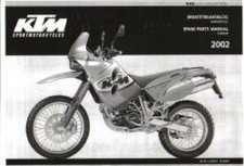 2002 KTM 640 LC4 Adventure Chassis Spare Parts Manual : 320851