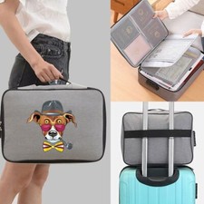 Waterproof Safe Bag Fireproof Document Box with Lock File Storage Organizer Box