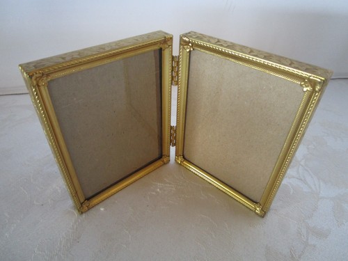 Vintage metal brass hinged - vintage,