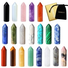 20 Pcs Healing Crystals Set
