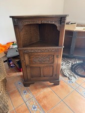 Old Charm Style Corner Cabinet