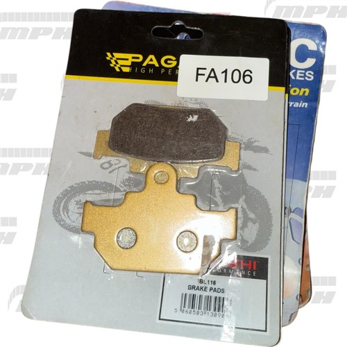 New motorcycle brake pads - motorcycle,