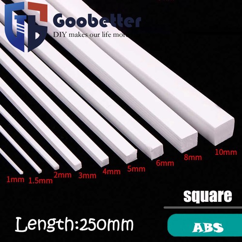 Abs plastic square - square, solid