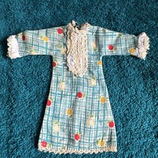 ? Faerie Glen ? 1970s Vintage Print Doll Dress  Fits Sindy  dolls etc