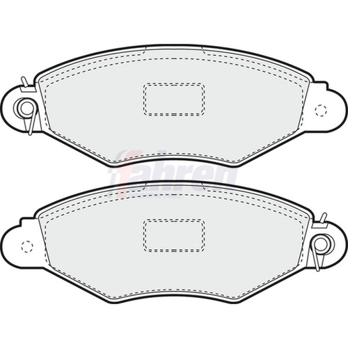 Brake pads set - pads,