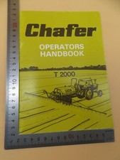 Chafer Operators Handbook T 2000 Paperback J W Chafer