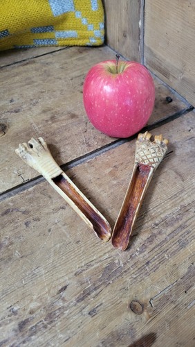 Early carved apple corers - 2,