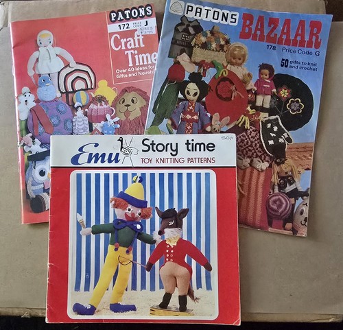 Vintage knitting patterns - 3x,