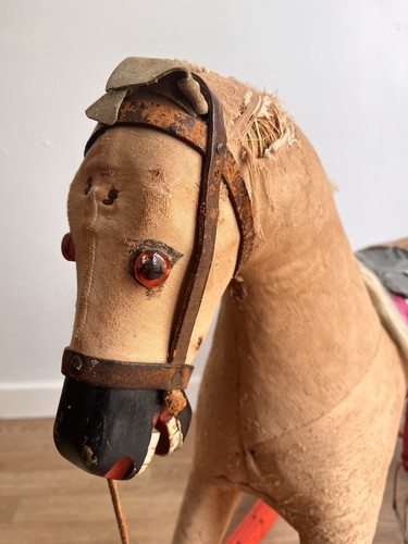 Antique rocking horse for - rocking,