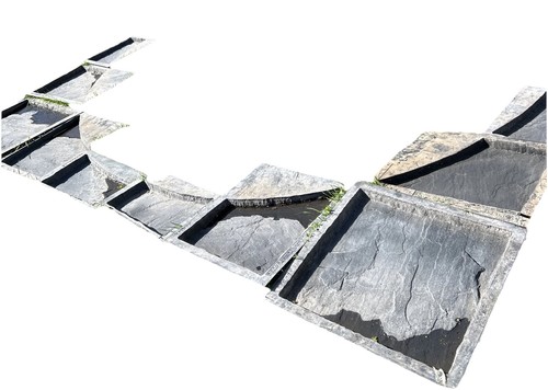 Paving concrete slab moulds - concrete,