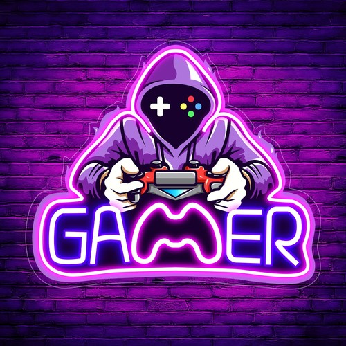 Game neon light sign for - neon,