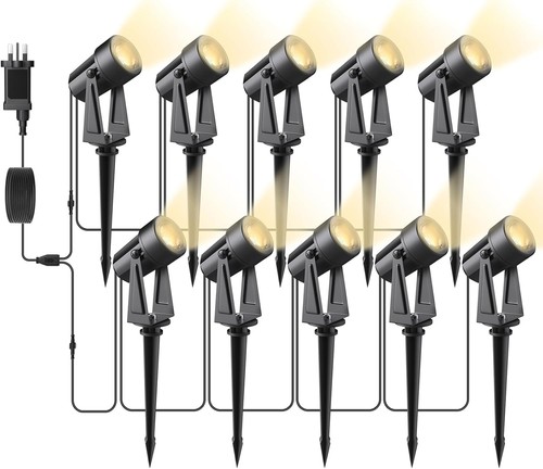 Garden spotlights mains - garden,