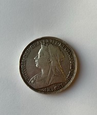 VICTORIA SILVER CROWN 1895