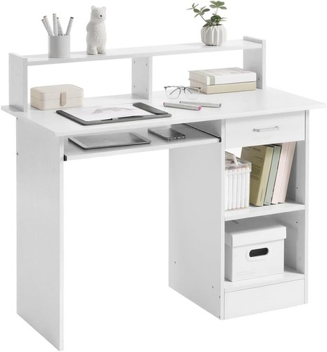 Computer desk with - with, drawers