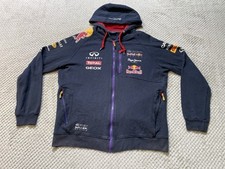 Red Bull Racing F1 Team hoodie Jumper Full Zip Pepe Jeans Size XL