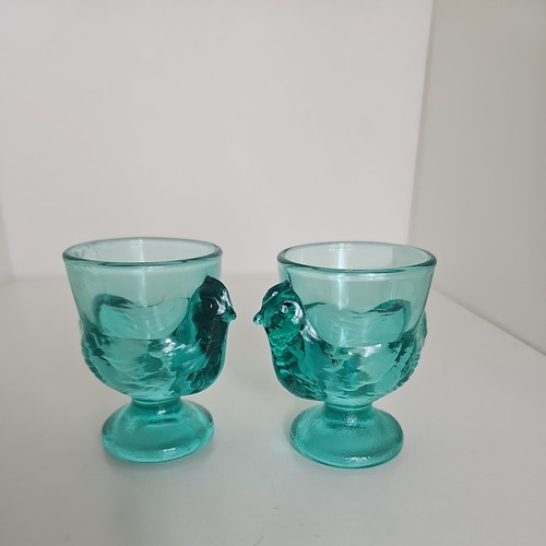 Pair vintage french - pair, green
