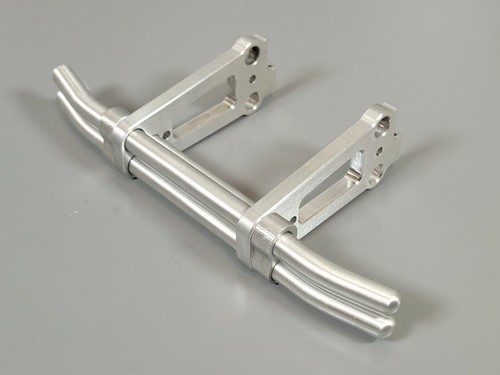 Aluminum rear animal bumper - aluminum,