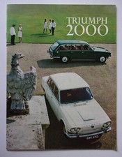 TRIUMPH 2000 SALOON & ESTATE