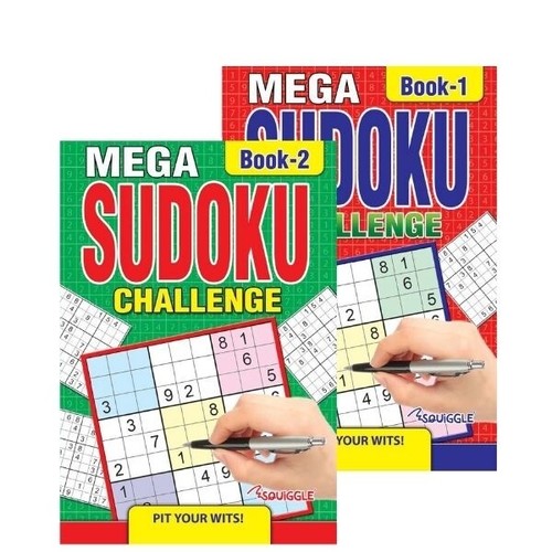 Mega sudoku puzzles books - mega,