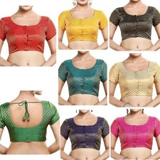 Readymade Sari Blouse Designer Stiched Lehenga Choli Crop Top Wedding Party Wear