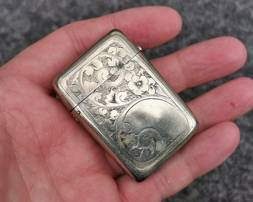 Vesta case white metal - case, 2"