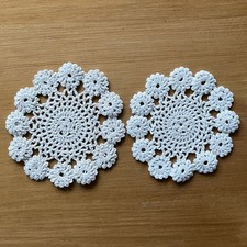 Vintage cream cotton crochet