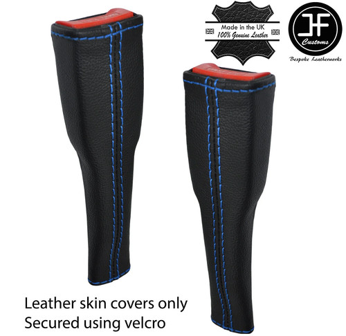 Blue stitch seat belt - seat,