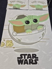 Disney Star Wars The Mandalorian Baby Yoda Grogu Duvet Set Primark King Size