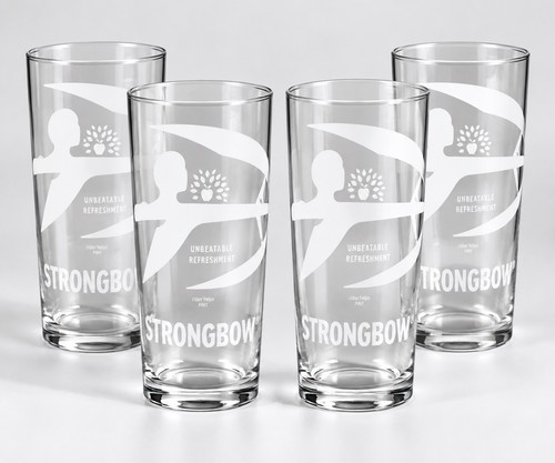 Strongbow pint glasses - strongbow, pack