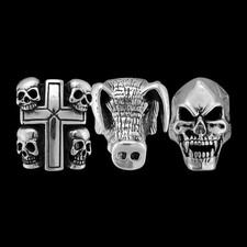 Eddie Munson Rings - Exact rings from the TV show - Ready to ship, Stranger...