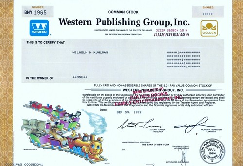 Western publishing group - publishing,