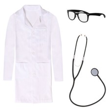 ADULTS WHITE LAB COAT