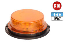 Vision Red Low Profile 12V Magnetic LED Beacon Safety Warning Light - Amber
