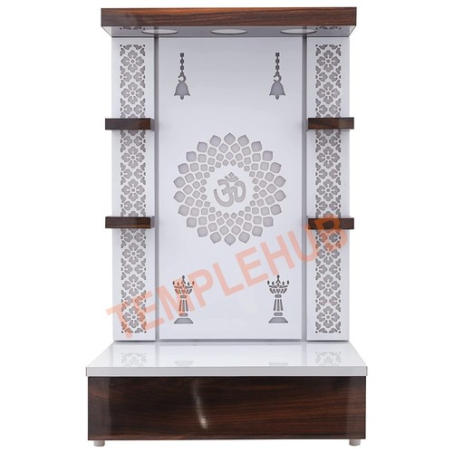 Wooden temple with led - wooden,