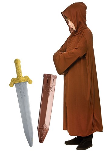 Kids hooded robe - hooded, set