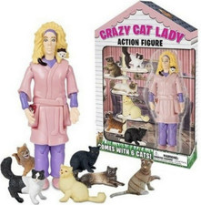 Crazy Cat Lady Action Figure