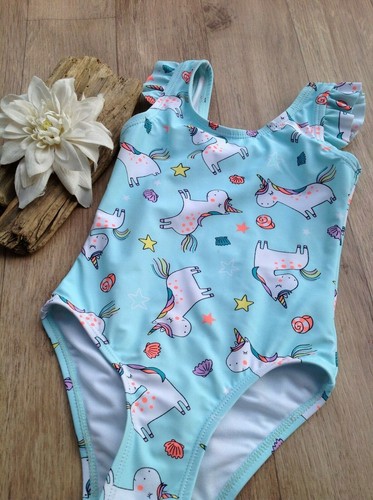 Unicorn girls swimming costume - unicorn,