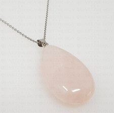 Rose Quartz Necklace Pendant