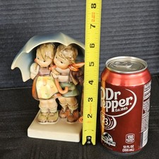 Hummel Goebel 6.5" Tall Stormy Weather Figurine Boy and Girl  Umbrella #71 GREAT