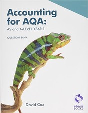 Accounting for AQA: AS and A Level Quest..., Cox, David