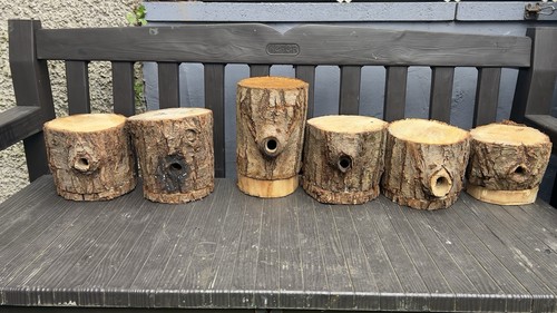 Bird houses hade made nesting - bird,