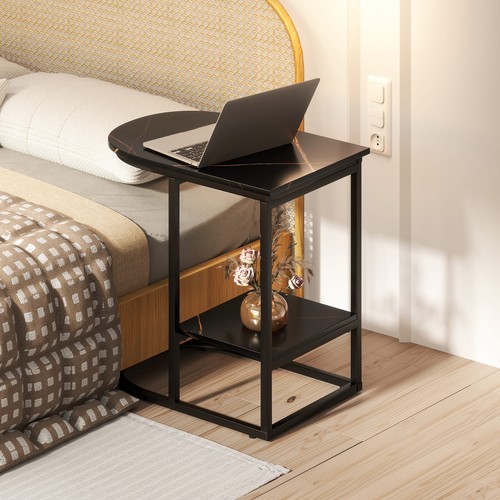 Tier black side table for - 2-tier,