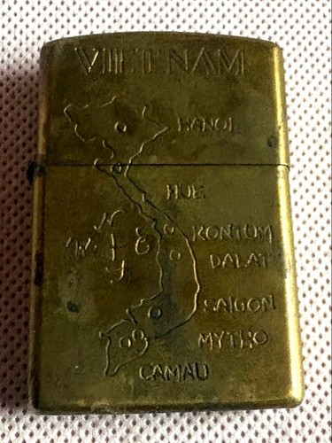 Vietnam zippo map - vietnam, saigon