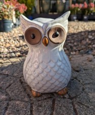White Barn Owl Garden Ornament