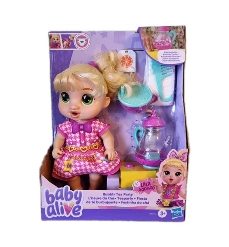New baby alive bubbly tea - new,