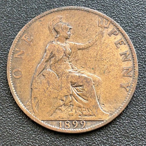 1899 one penny coin - one,