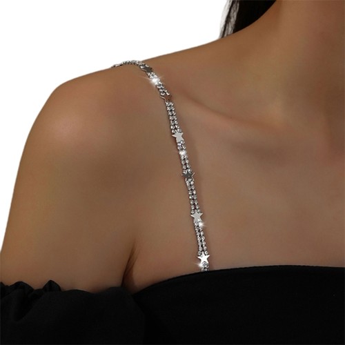Crystal invisible shoulder - crystal,