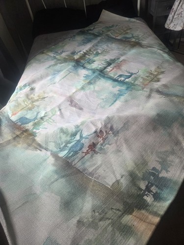 Large woodland stag rug - large,