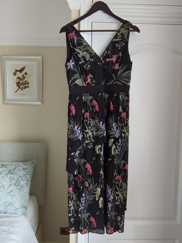 Ted baker black floral dress - ted,